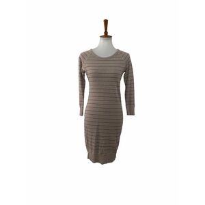 Standard James Perse Pullover Striped Sweater Dress Long Sleeve Size 1